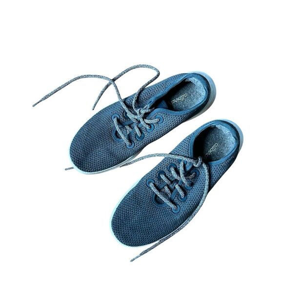 Allbirds Ocean Blue Knit Shoes - Picture 1 of 6